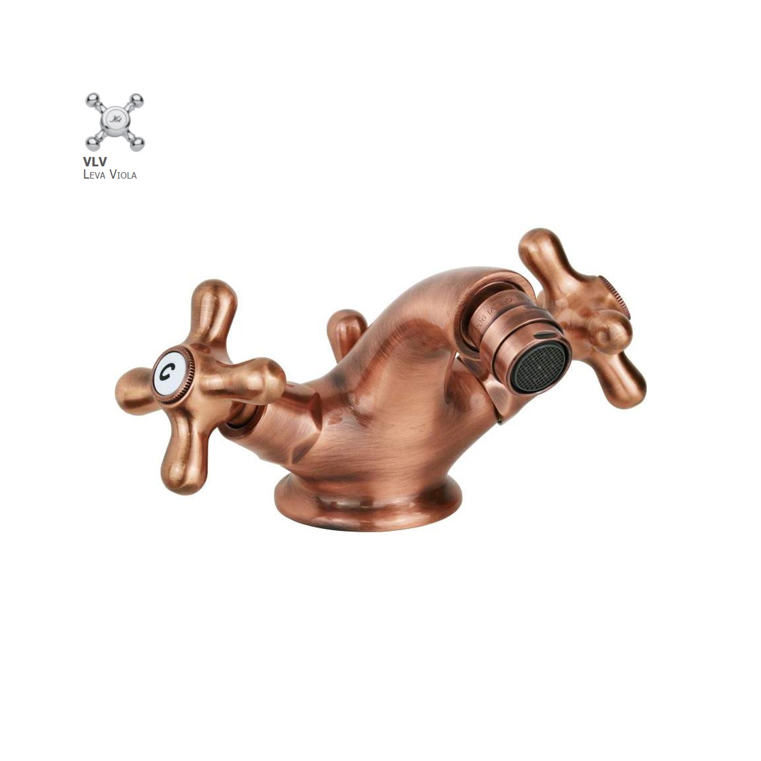 Monoforo bidet Retrà² con scarico automatico Paffoni serie Viola - Ramato by CeramicStore | Lo specialista del tuo bagno