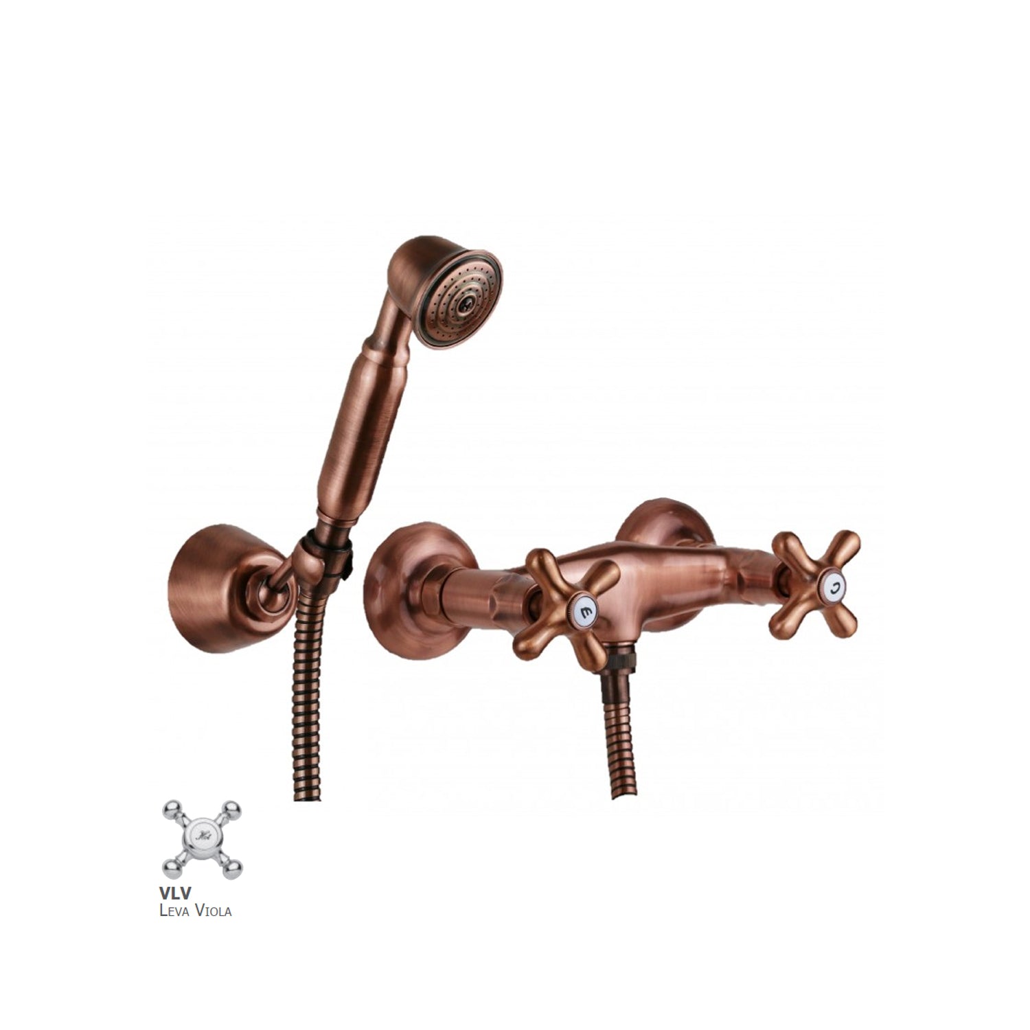 Gruppo doccia Paffoni serie Viola - Ramato by CeramicStore | Lo specialista del tuo bagno