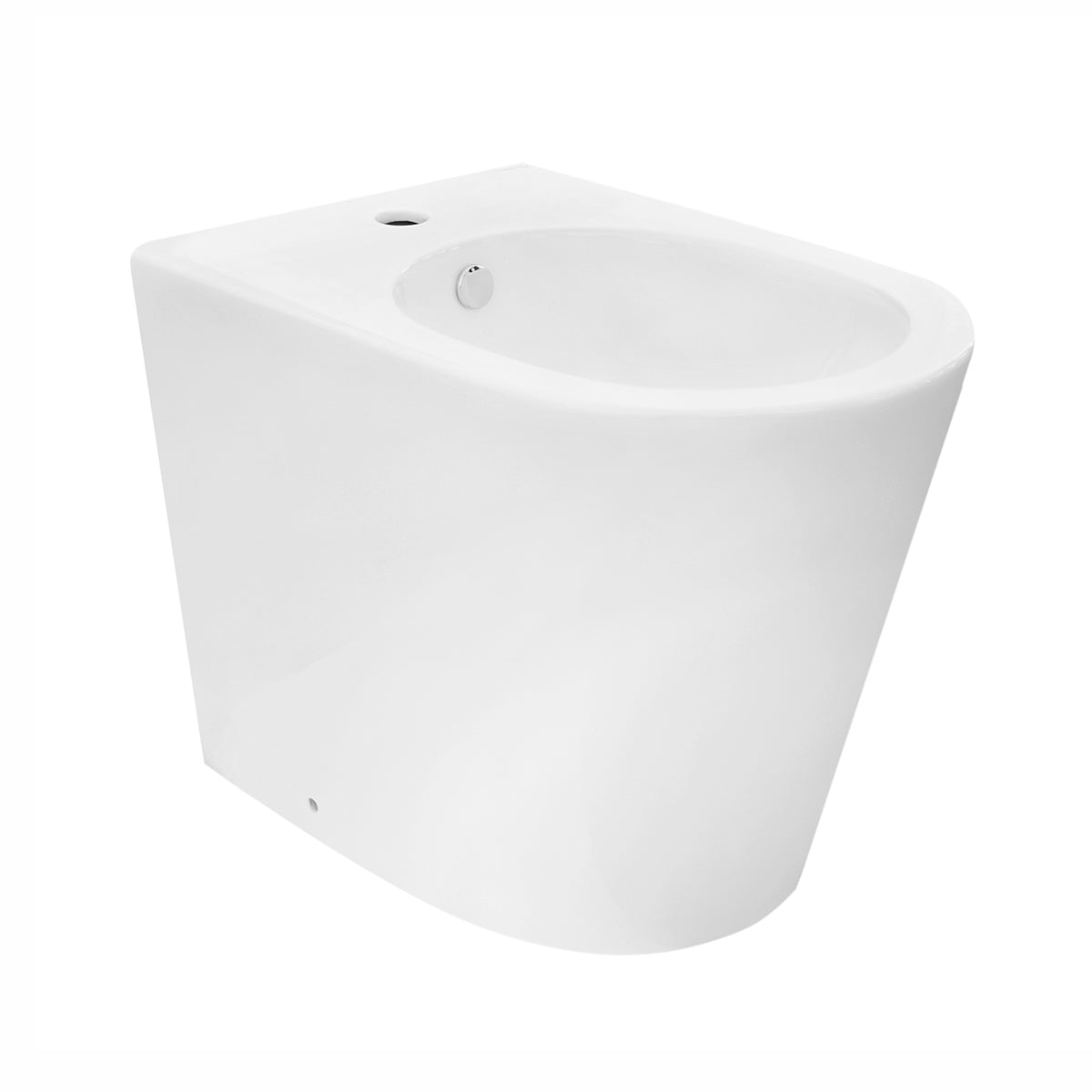 Sanitari filo muro a terra con copriwater soft-close incluso - BathCore serie Lilium 5