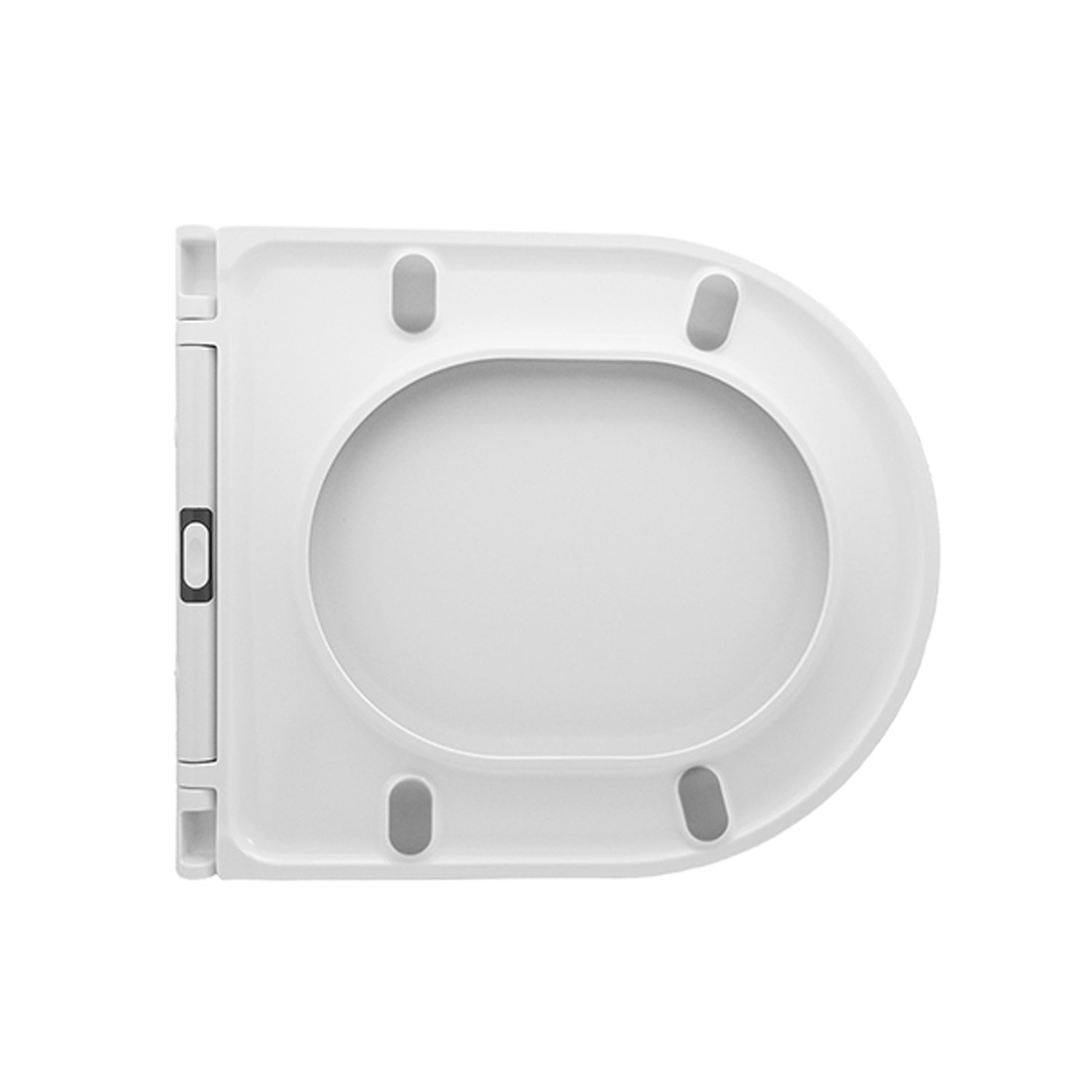 Sanitari filo muro a terra con copriwater soft-close incluso - BathCore serie Lilium 8