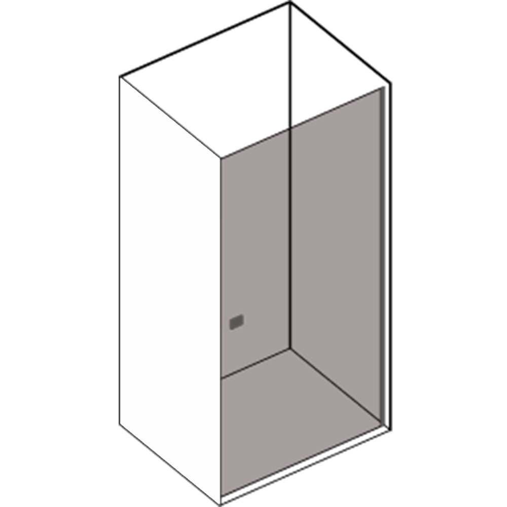 Porta doccia battente cm 82 modello Kronos in cristallo temperato mm 6 3