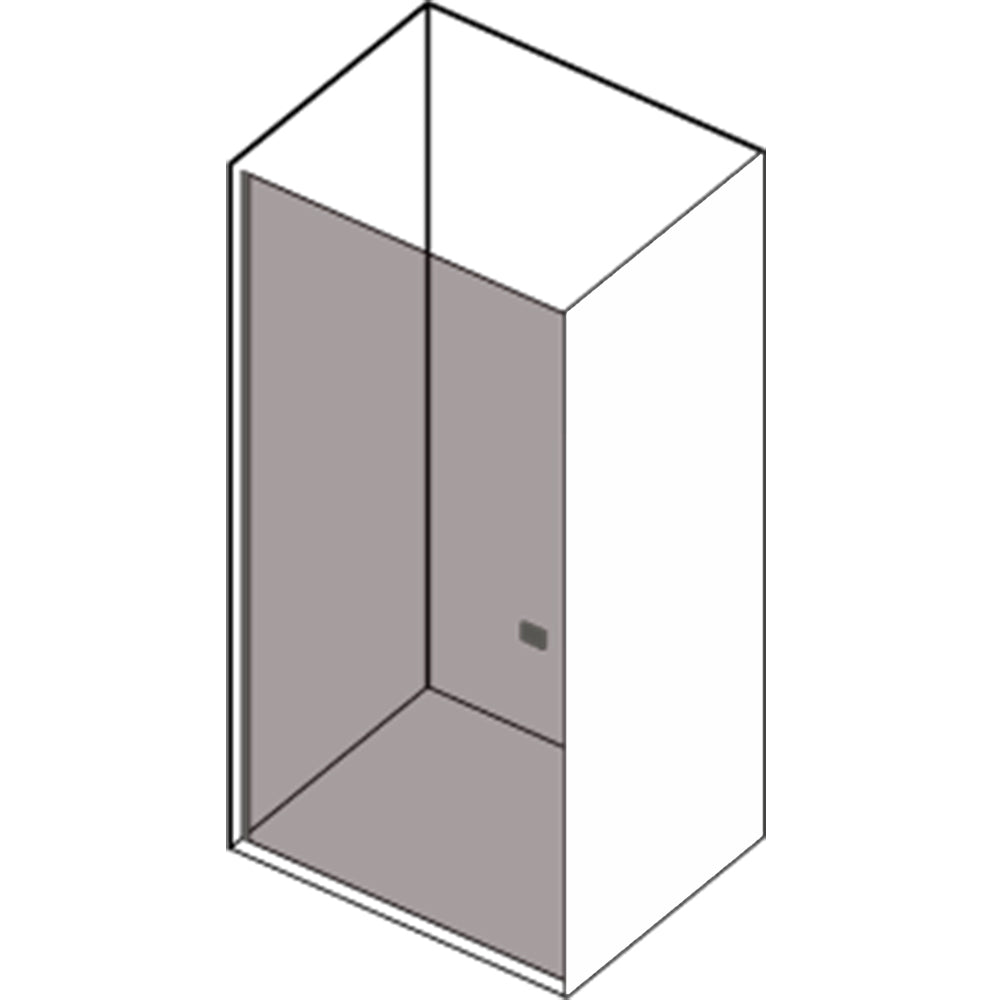 Porta doccia battente cm 78 modello Kronos in cristallo temperato mm 6 4