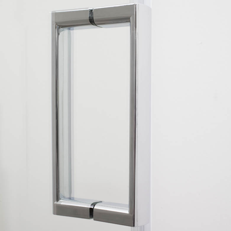 Porta doccia 120 cm Smart apertura scorrevole in cristallo temperato opaco da 6 mm per nicchia 5