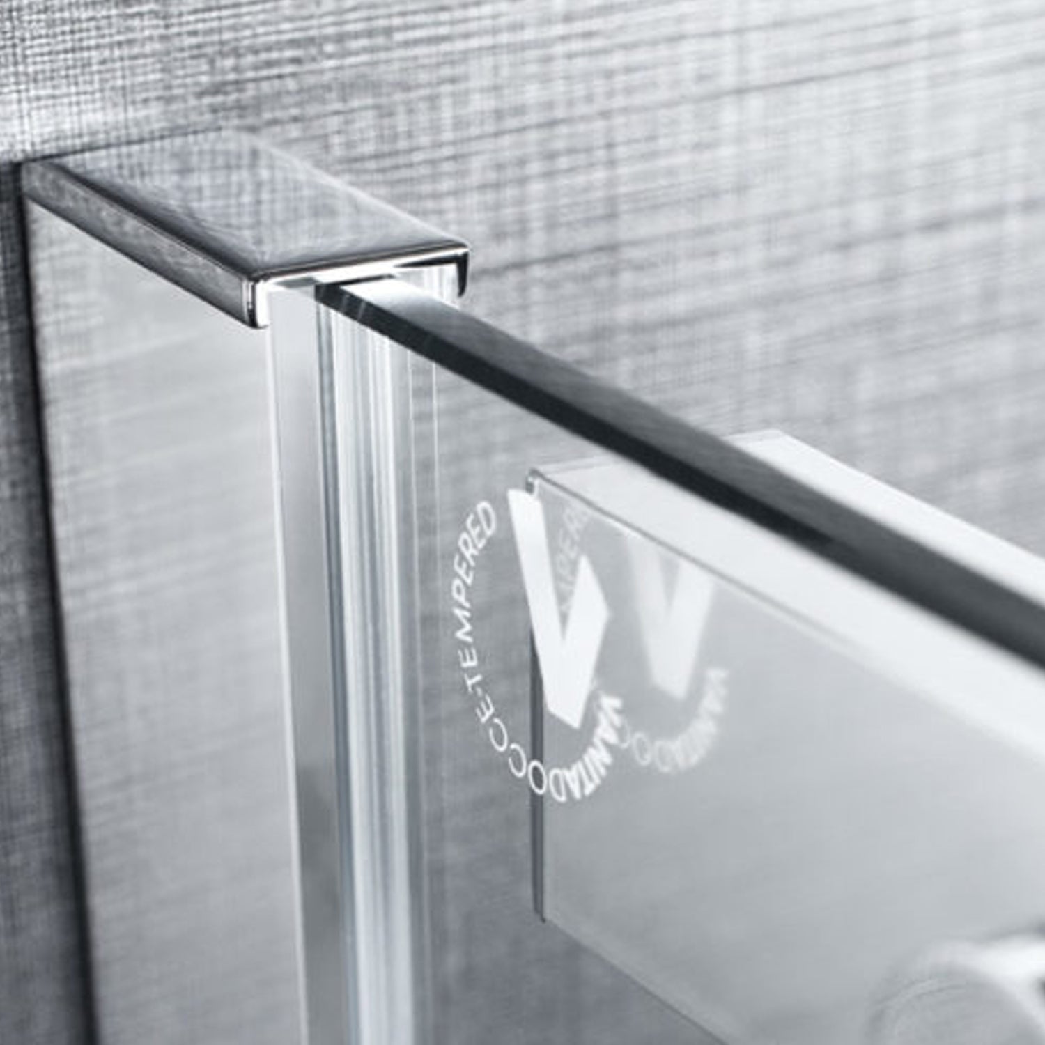 Porta doccia apertura scorrevole reversibile cm 130x200h modello Ares Evo in cristallo temperato mm 8 10