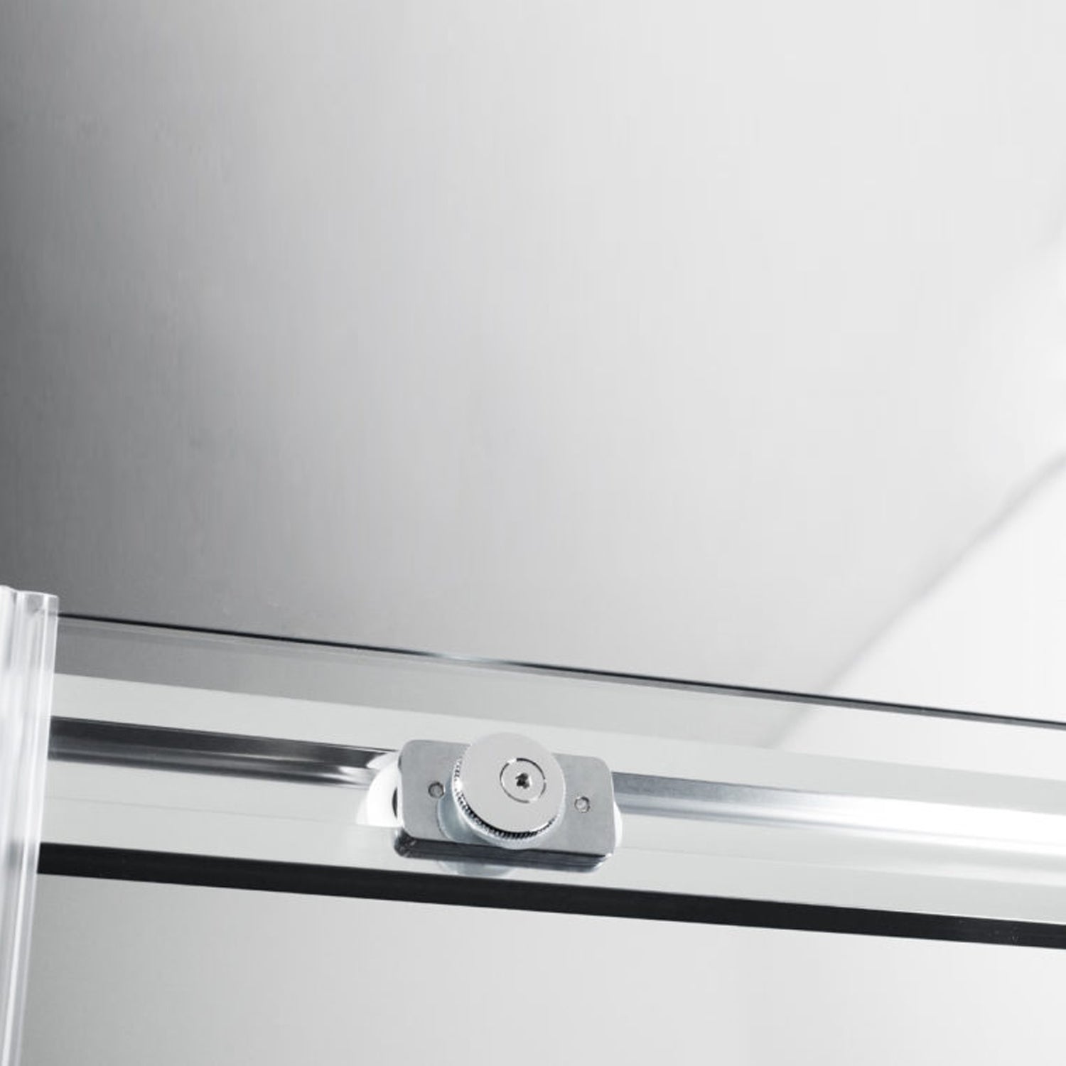 Porta doccia apertura scorrevole reversibile cm 140x200h modello Ares Evo in cristallo temperato mm 8 9