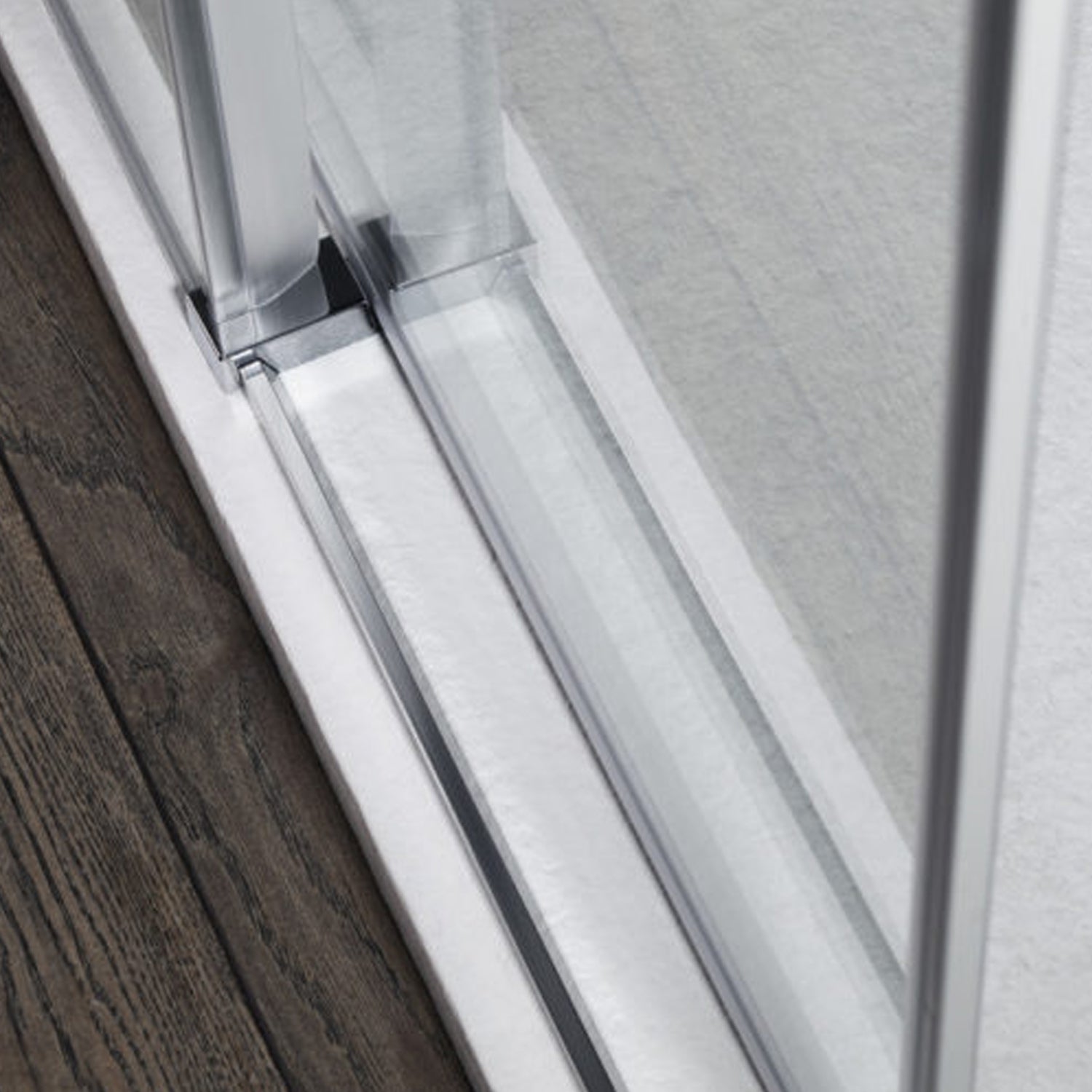 Porta doccia apertura scorrevole reversibile cm 150x200h modello Ares Evo in cristallo temperato mm 8 3