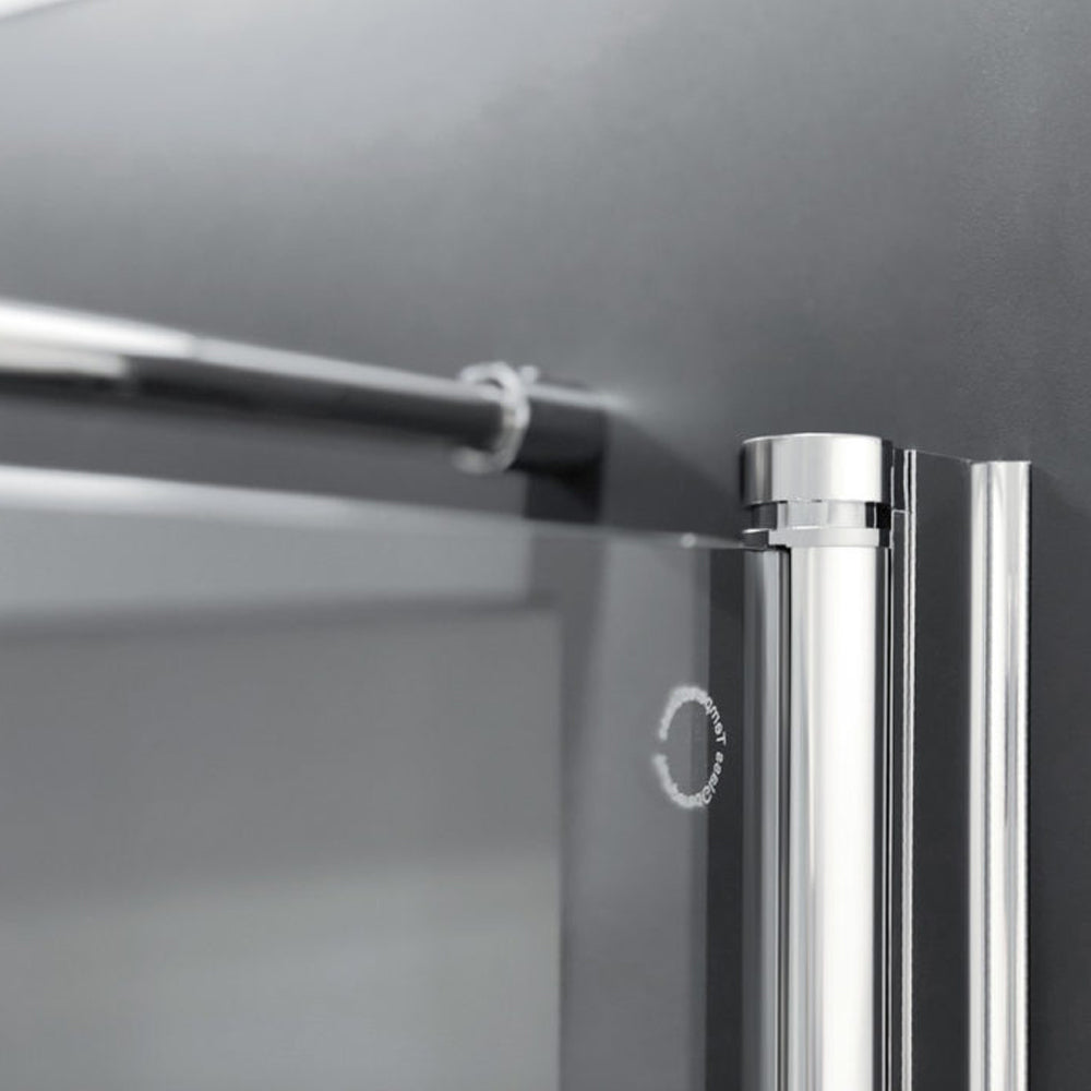 Porta doccia Iris apertura battente 70 cm cristallo trasparente 6 mm temperato 3