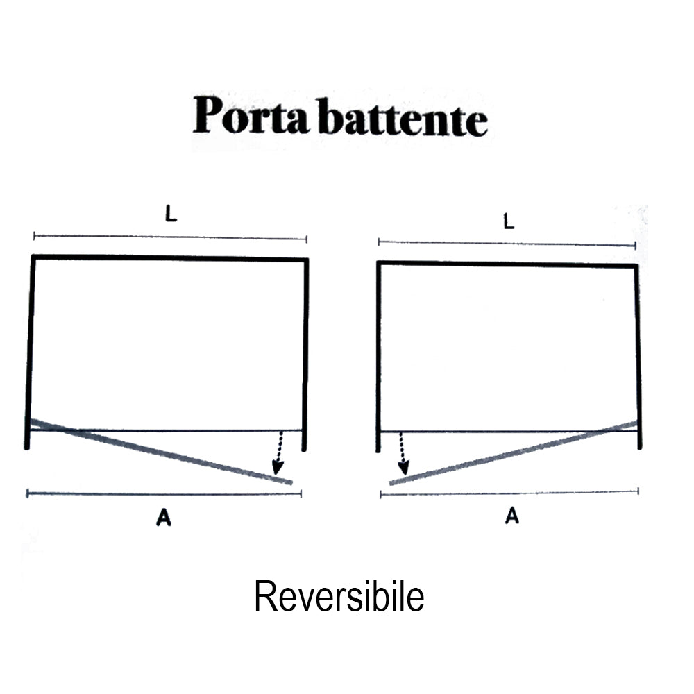 Porta doccia Iris apertura battente 90 cm cristallo trasparente 6 mm temperato 5