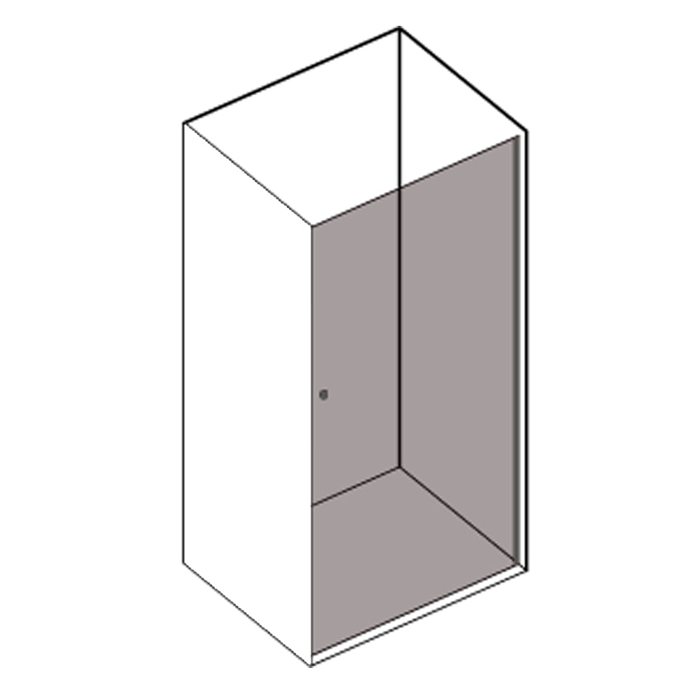 Porta doccia Iris apertura battente 80 cm cristallo opaco 6 mm temperato 4