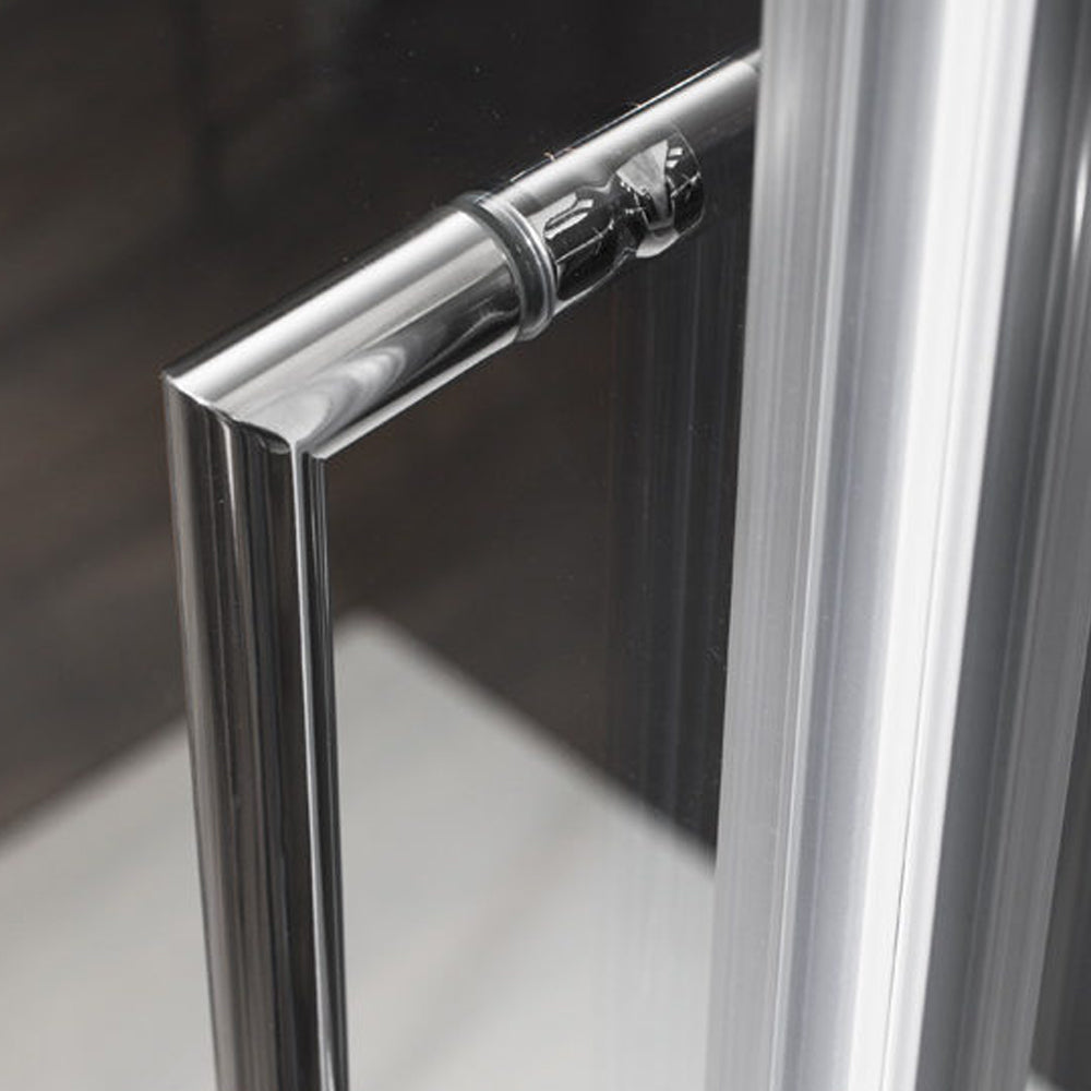 Porta Doccia Scorrevole 100 cm in cristallo opaco 6 mm modello Hera 3