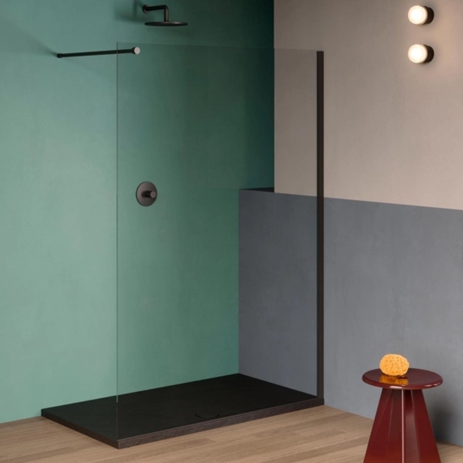  Piatto doccia rettangolare in ceramica effetto pietra modello Pietraceramica 80x120 cm - Bianco Gesso by CeramicStore | Lo specialista del tuo bagno