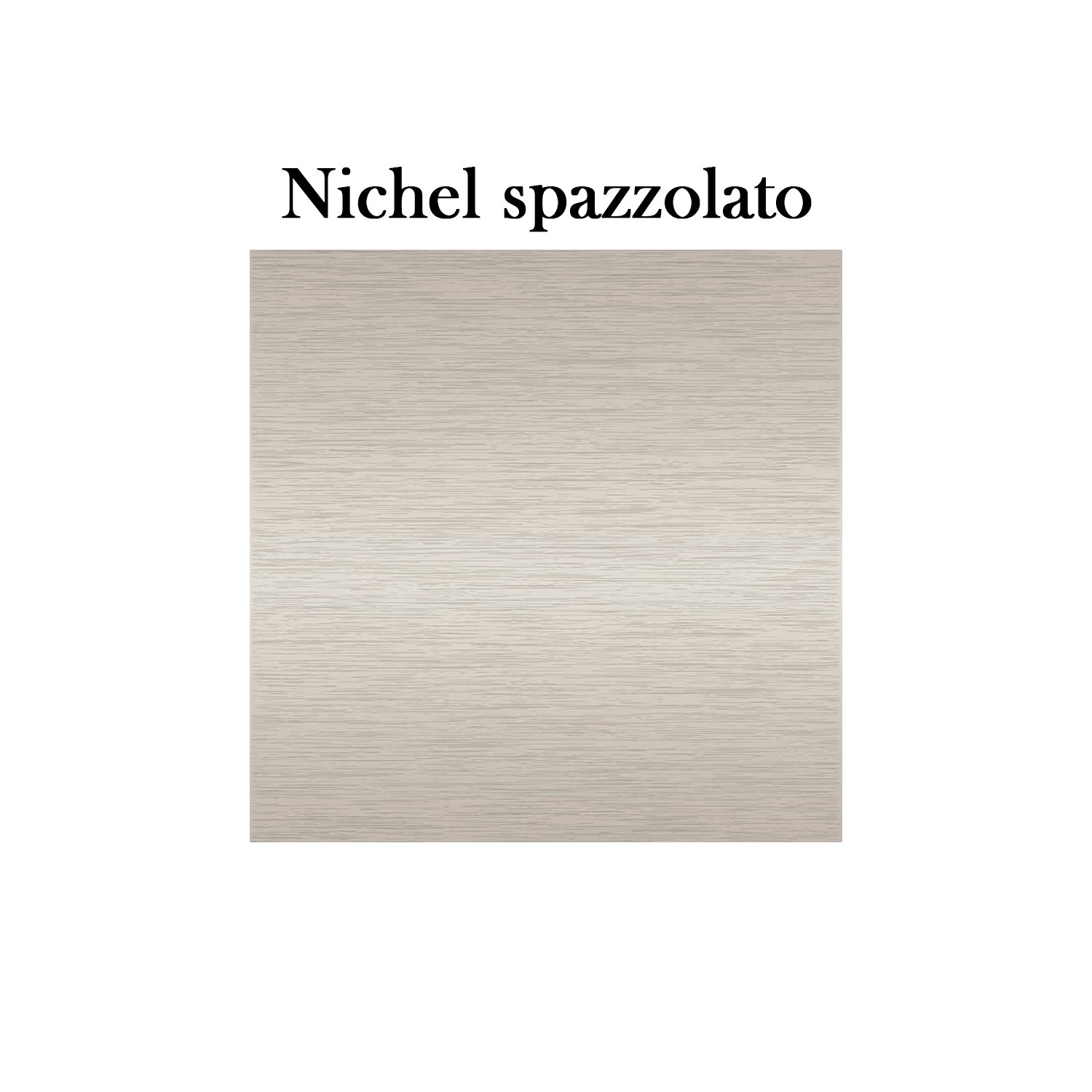  Supporto inferiore tondo con presa acqua per colonna doccia nichel by CeramicStore | Lo specialista del tuo bagno