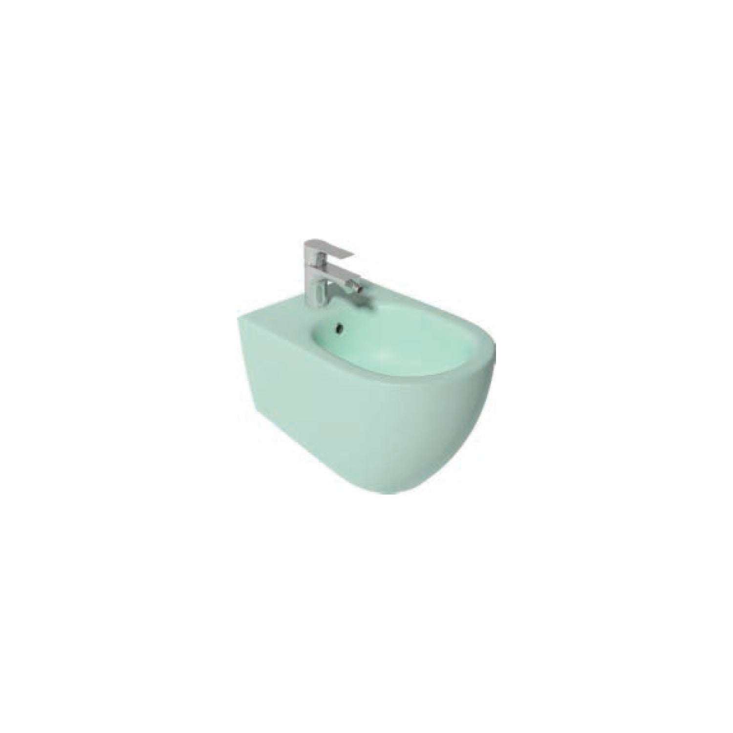 Sanitari sospesi Rimless con copriwater Soft Close BathCore serie Infinity 53x36
