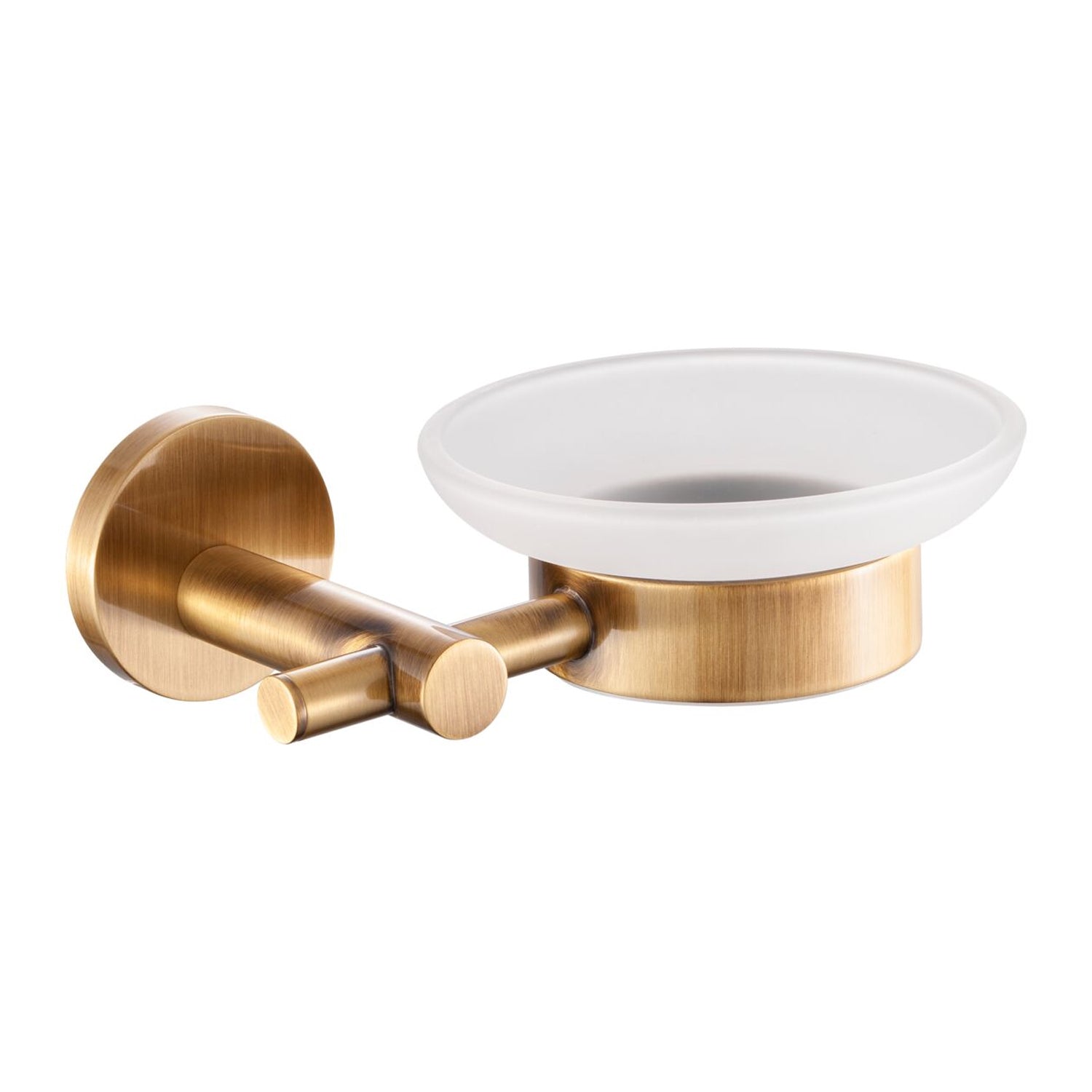 Portasapone serie Arte con attacco singolo in ottone bronzo by CeramicStore | Lo specialista del tuo bagno