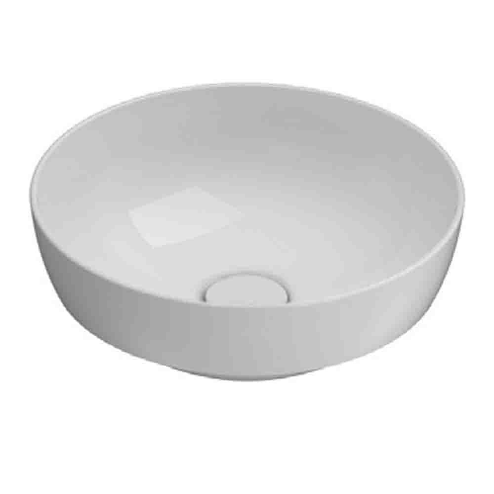 Lavabo Ceramica Globo T-Edge a appoggio/incasso à¸ 37 cm - Bianco lucido