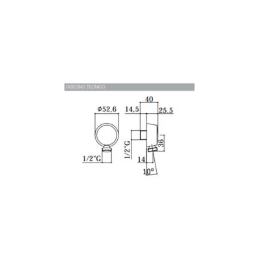  Set saliscendi doccia tondo con miscelatore incasso doccia e presa d'acqua tonda a muro Paffoni by CeramicStore | Lo specialista del tuo bagno