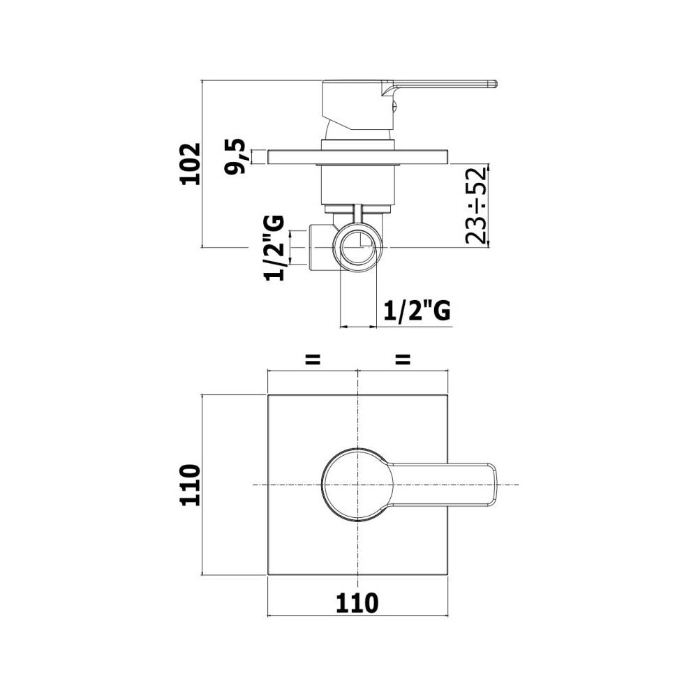  Set Saliscendi con asta Prestige