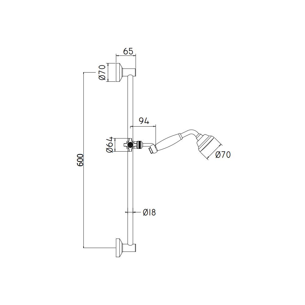  miscelatore incasso con leva e presa d'acqua tonda a muro Paffoni by CeramicStore | Lo specialista del tuo bagno