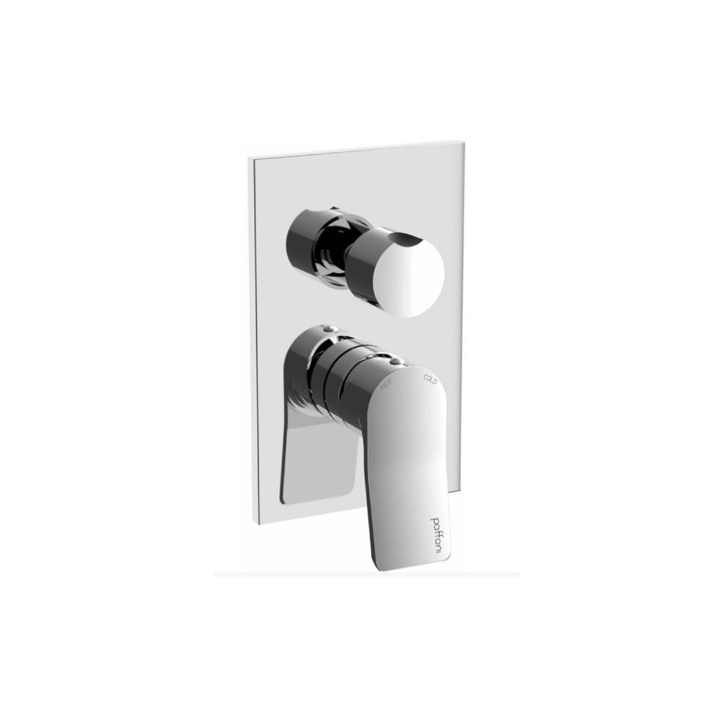 Miscelatore incasso doccia 3 uscite serie Tilt modello TI019ST/M Steel looking Paffoni by CeramicStore | Lo specialista del tuo bagno
