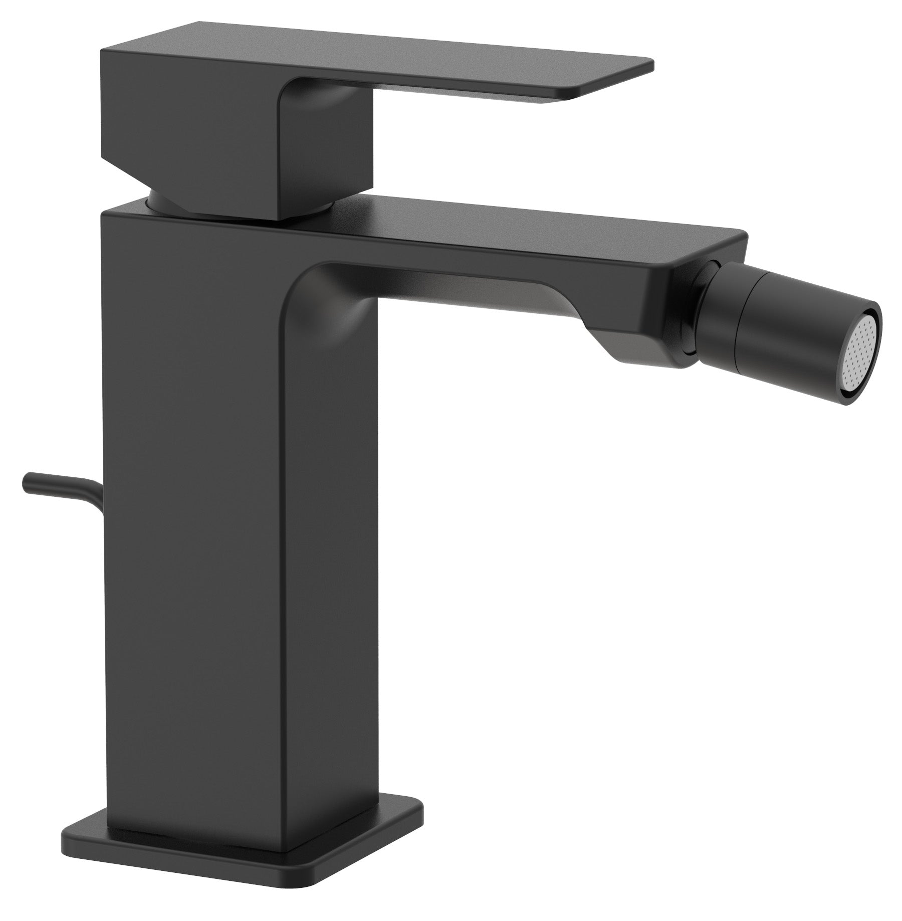 Miscelatore bidet Paffoni Nero Opaco Elle fornito con piletta di scarico e saltello by CeramicStore | Lo specialista del tuo bagno