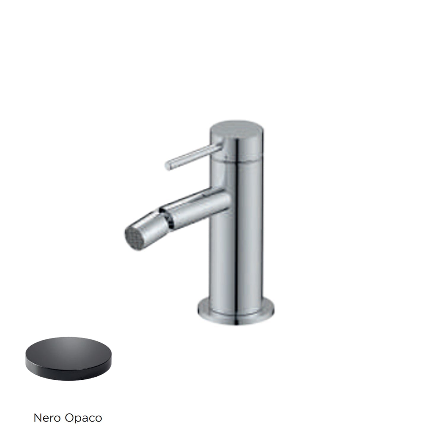 Miscelatore monocomando bidet RubiFlux serie Regal - Nero Opaco by CeramicStore | Lo specialista del tuo bagno