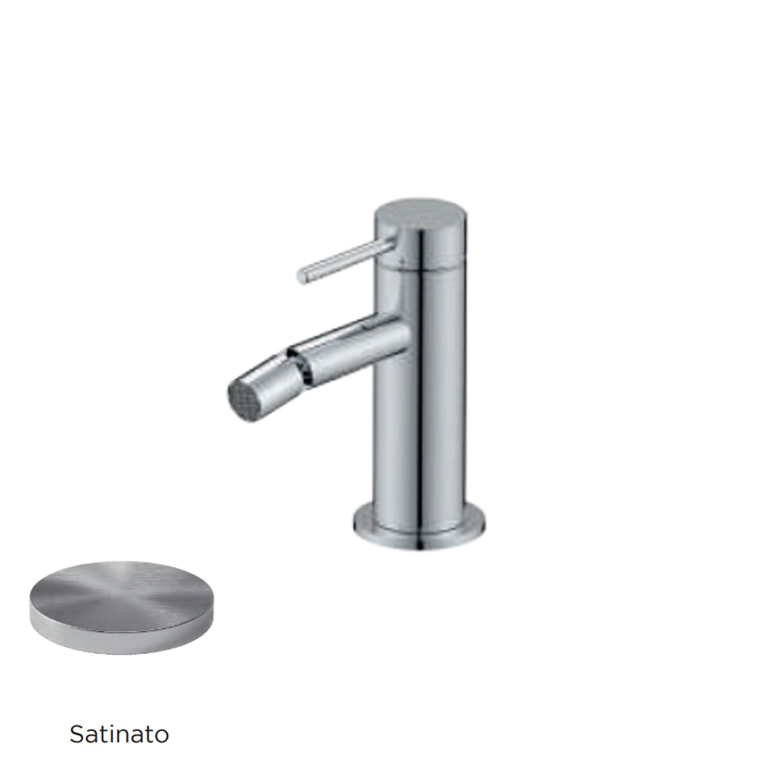 Miscelatore monocomando bidet RubiFlux serie Regal - Satinato by CeramicStore | Lo specialista del tuo bagno
