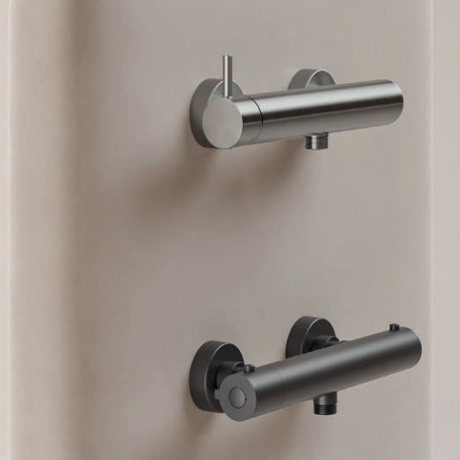  Miscelatore monocomando esterno per doccia RubiFlux serie Regal - Satinato by CeramicStore | Lo specialista del tuo bagno