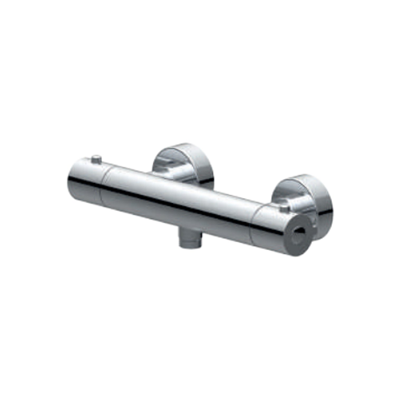 Miscelatore monocomando esterno termostatico per doccia RubiFlux serie Regal - Cromo by CeramicStore | Lo specialista del tuo bagno