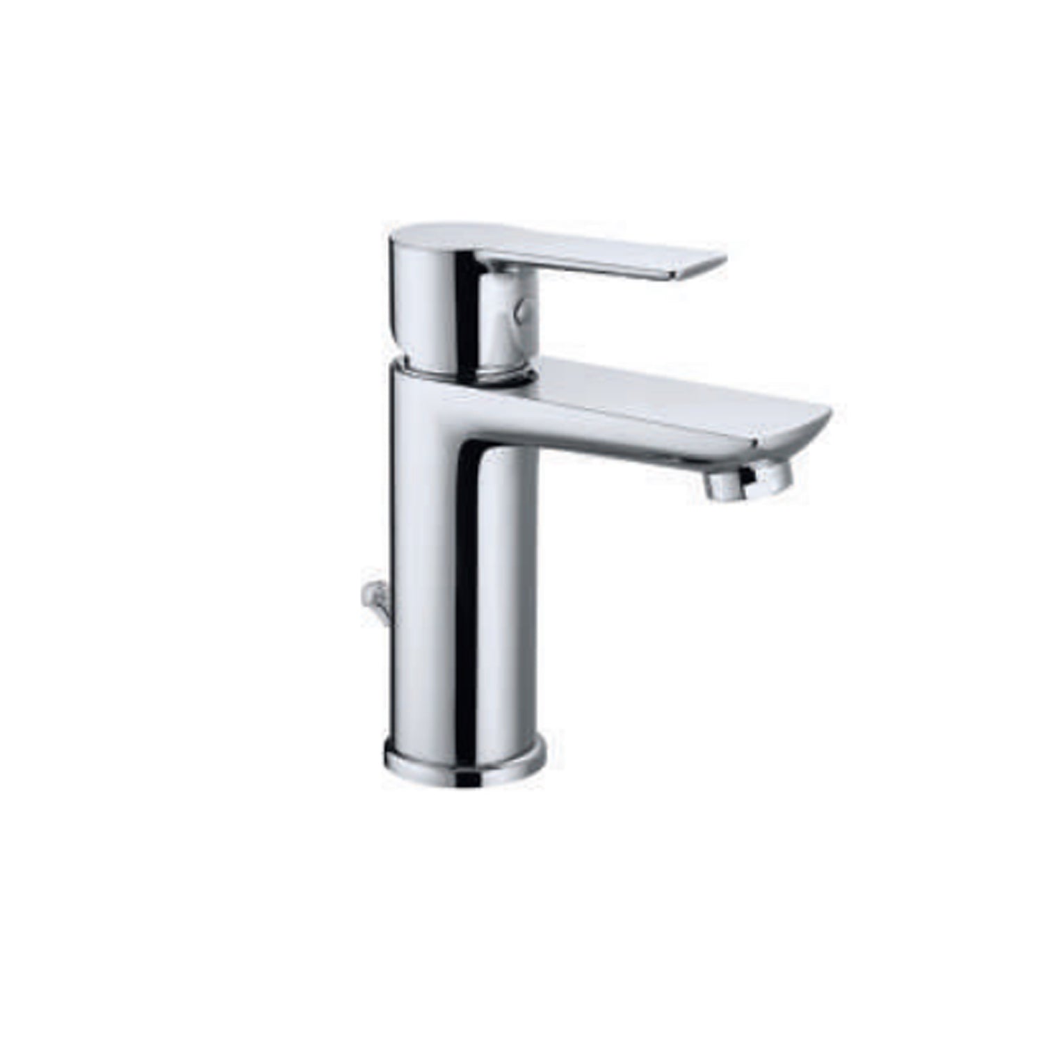 Miscelatore monocomando lavabo con scarico RubiFlux serie Kyros - Cromo by CeramicStore | Lo specialista del tuo bagno