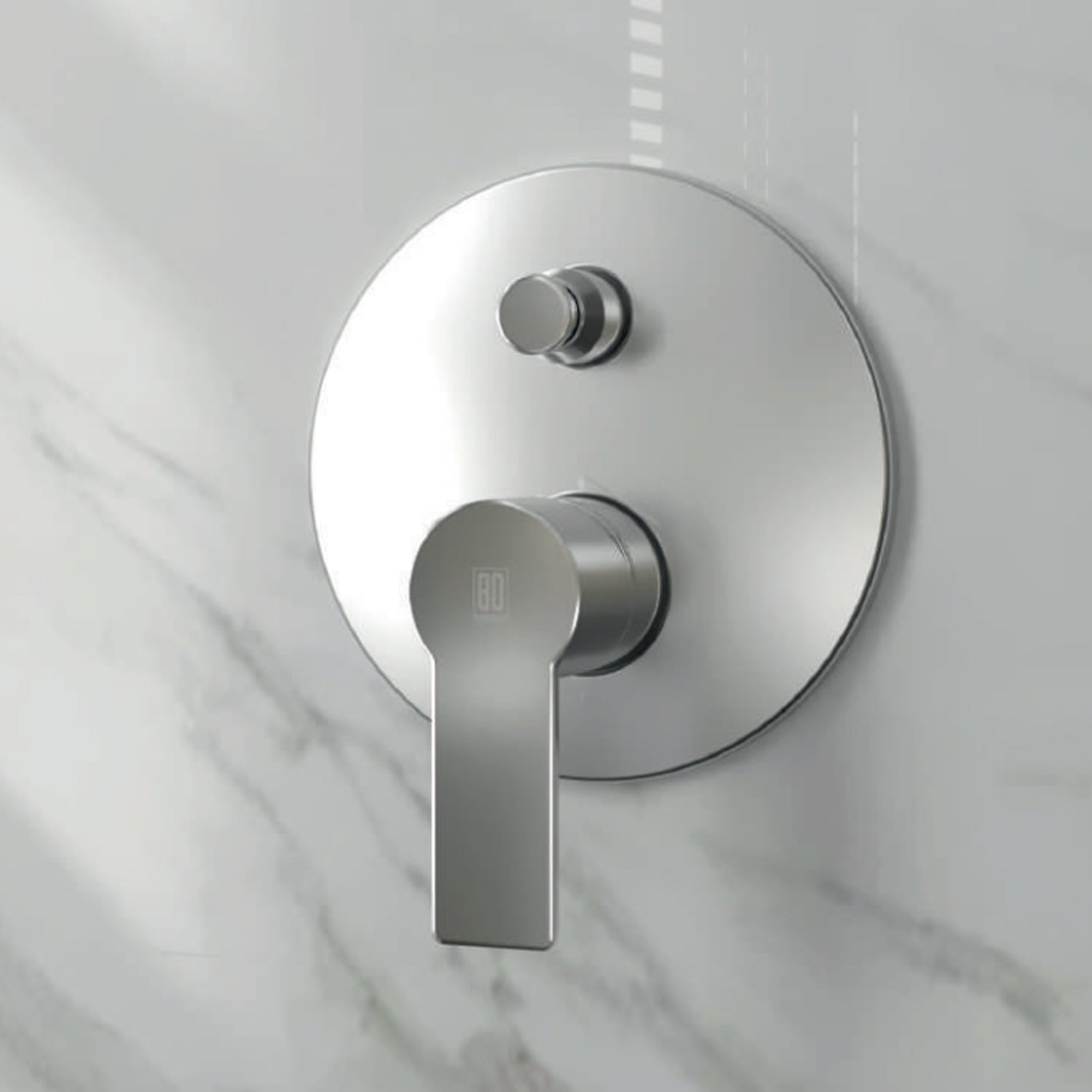  Miscelatore monocomando da incasso per doccia con deviatore RubiFlux serie Kyros - Cromo by CeramicStore | Lo specialista del tuo bagno