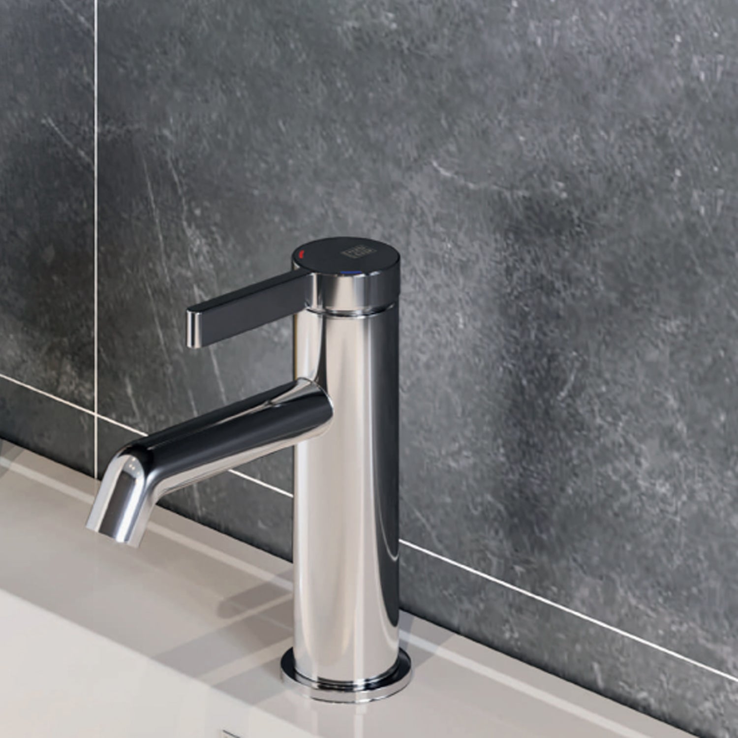  Miscelatore monocomando lavabo RubiFlux serie Tundra - Nero Opaco by CeramicStore | Lo specialista del tuo bagno