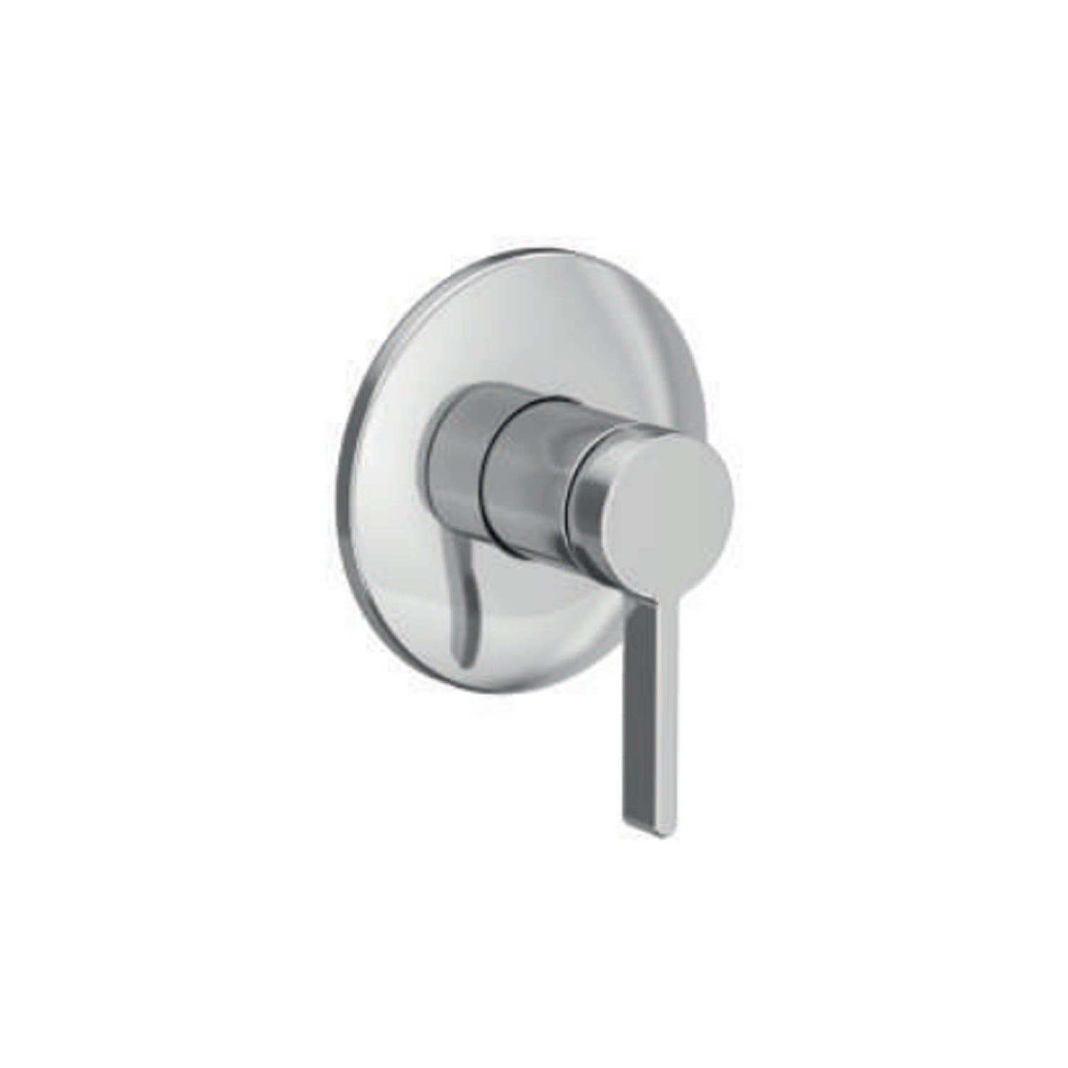 Miscelatore monocomando da incasso per doccia RubiFlux serie Tundra - Cromo by CeramicStore | Lo specialista del tuo bagno