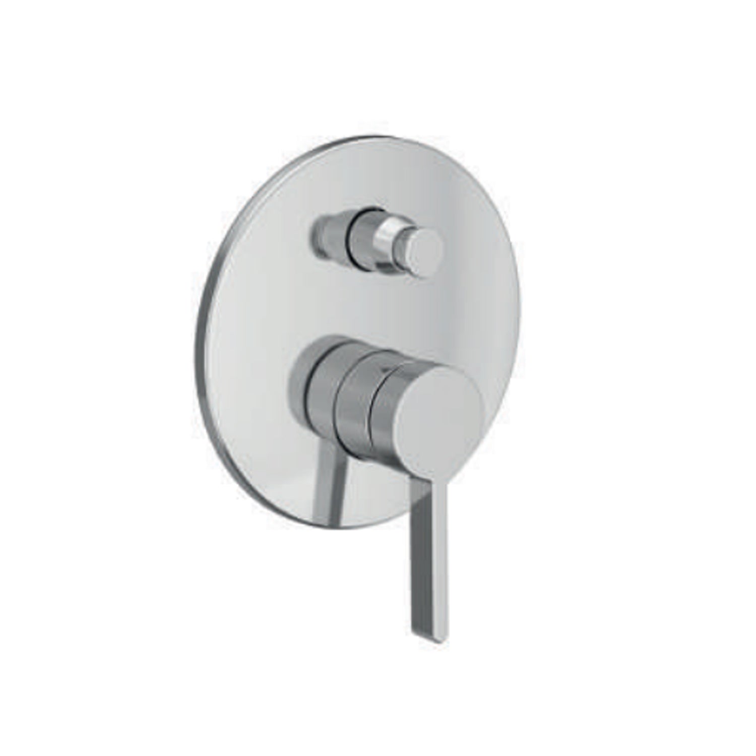 Miscelatore monocomando da incasso per doccia con deviatore RubiFlux serie Tundra - Cromo by CeramicStore | Lo specialista del tuo bagno