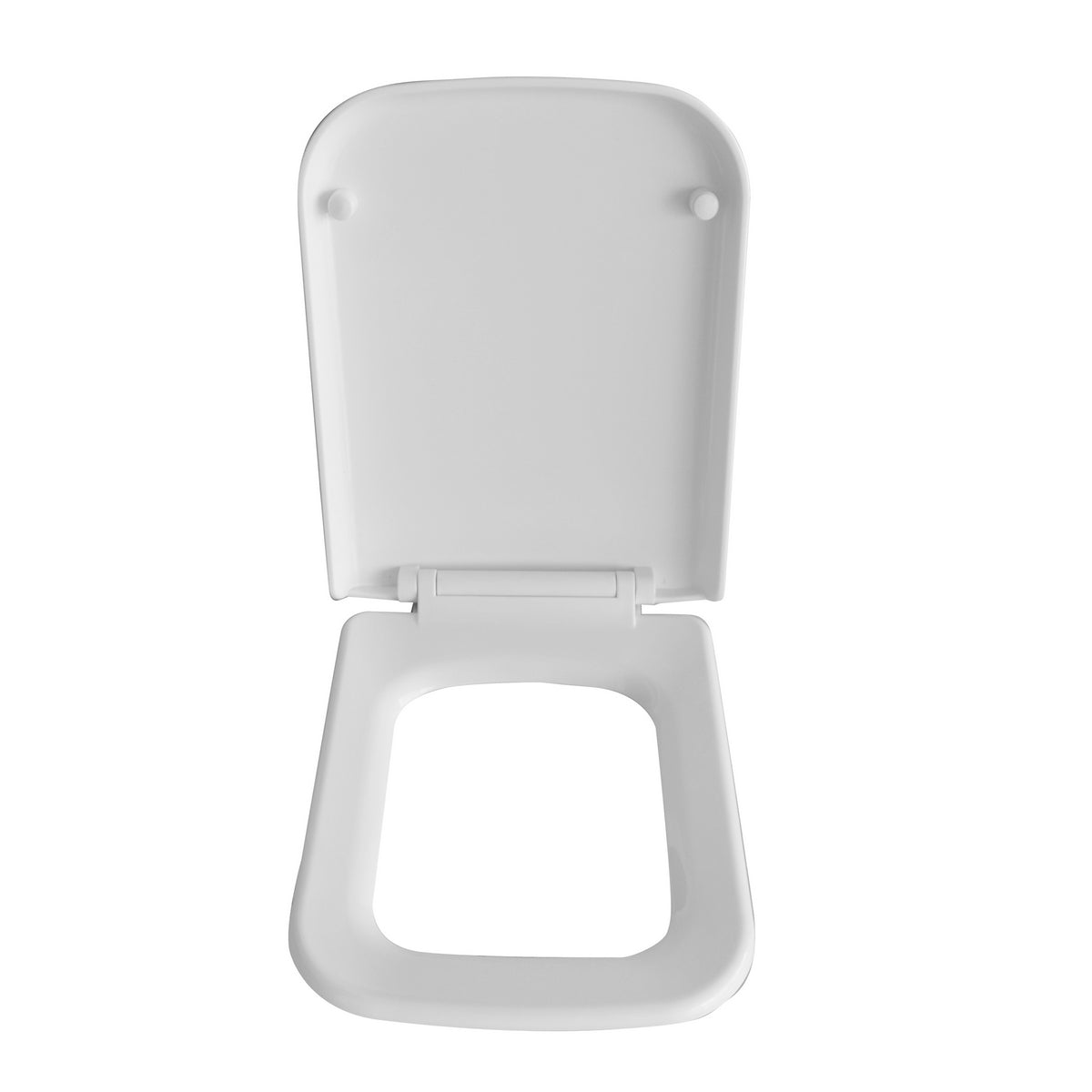 Vaso Sospeso Rimless BathCore serie Jasmine 44 cm con sedile - Bianco 5