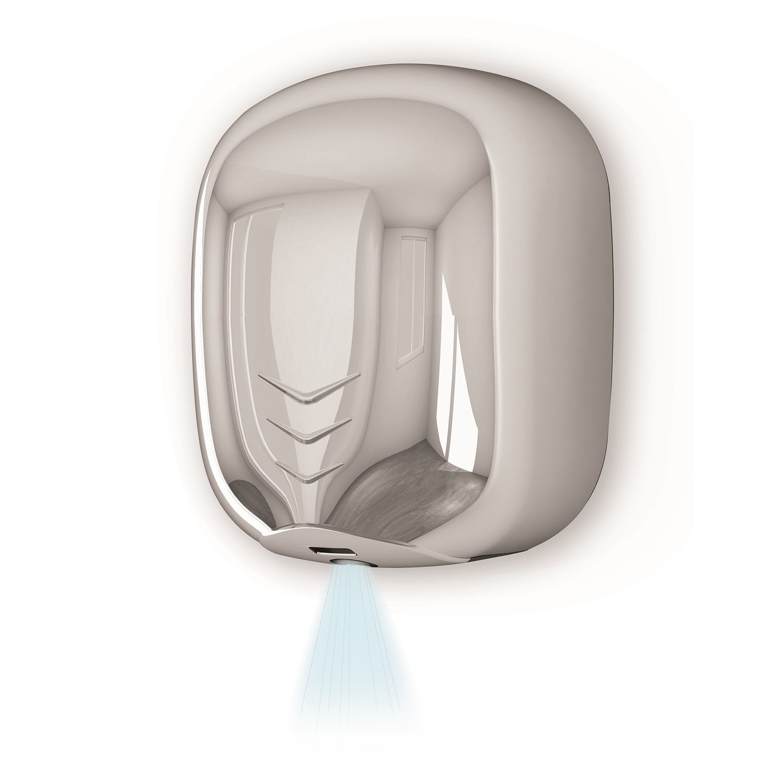 Gedy Eco-Jet Bora - Asciugamani Fotocellula Cromato by CeramicStore | Lo specialista del tuo bagno