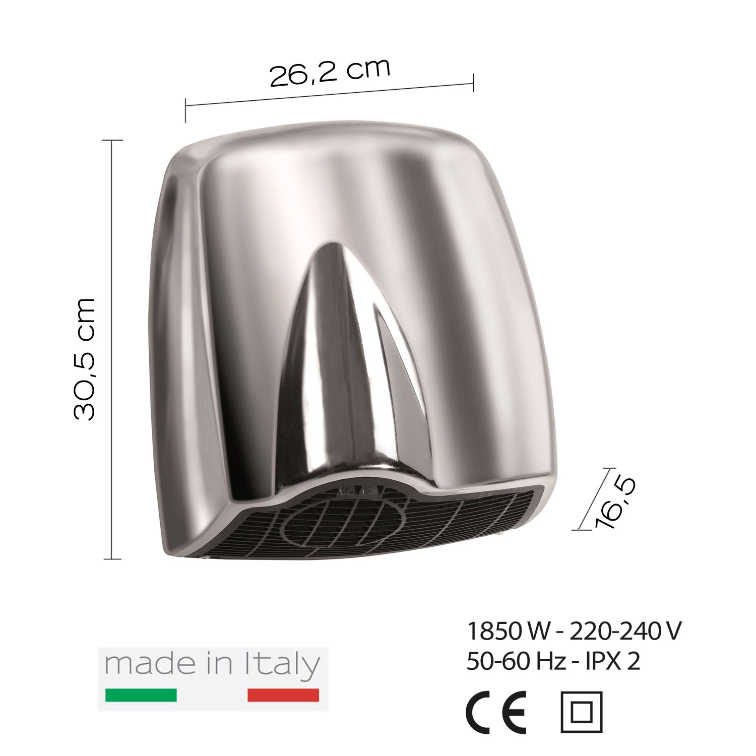  Gedy Brisa - Motore Ad Induzione Per Asciugatura Rapida by CeramicStore | Lo specialista del tuo bagno