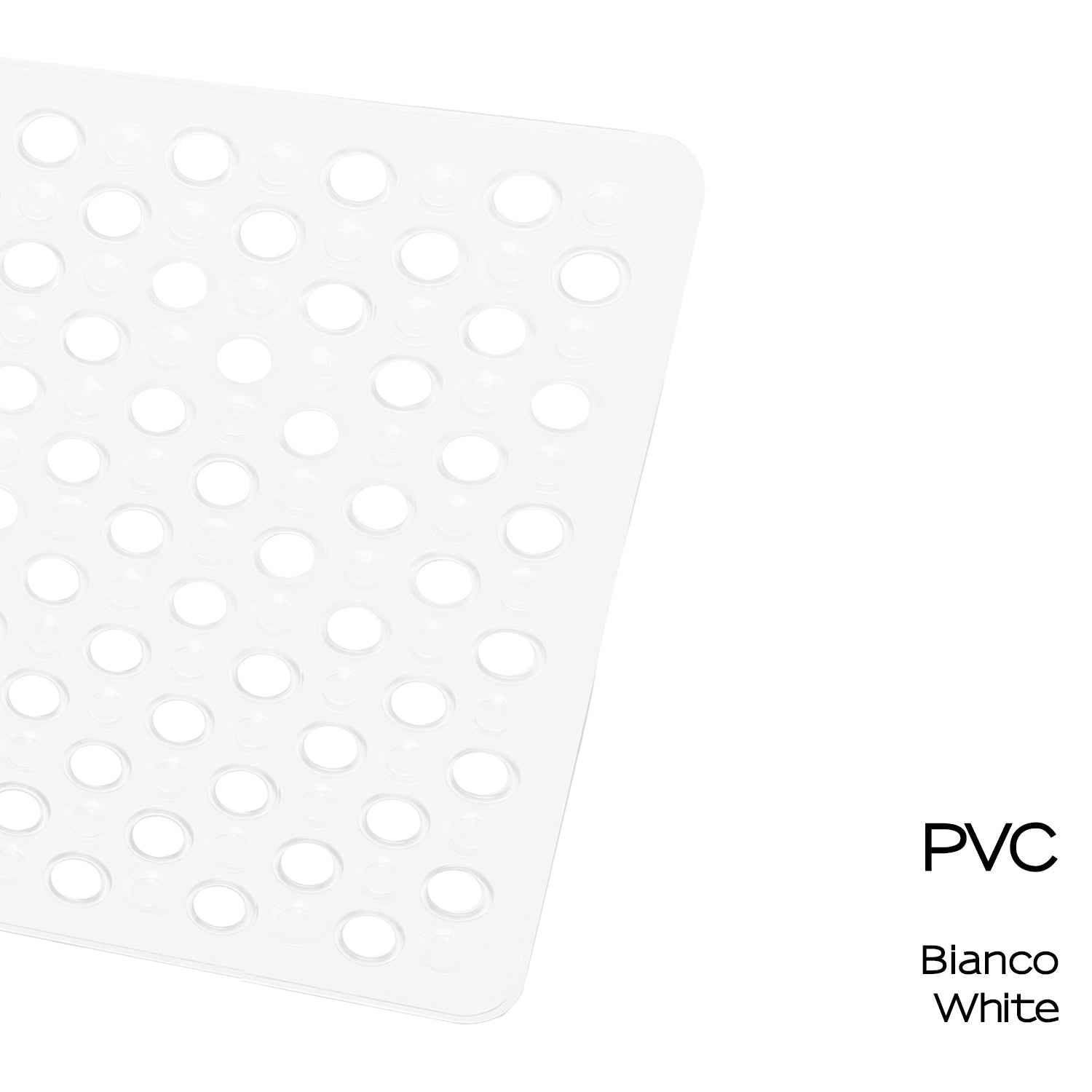  Tappeto antiscivolo vasca 38x60 modello Maim di Gedy - Bianco by CeramicStore | Lo specialista del tuo bagno