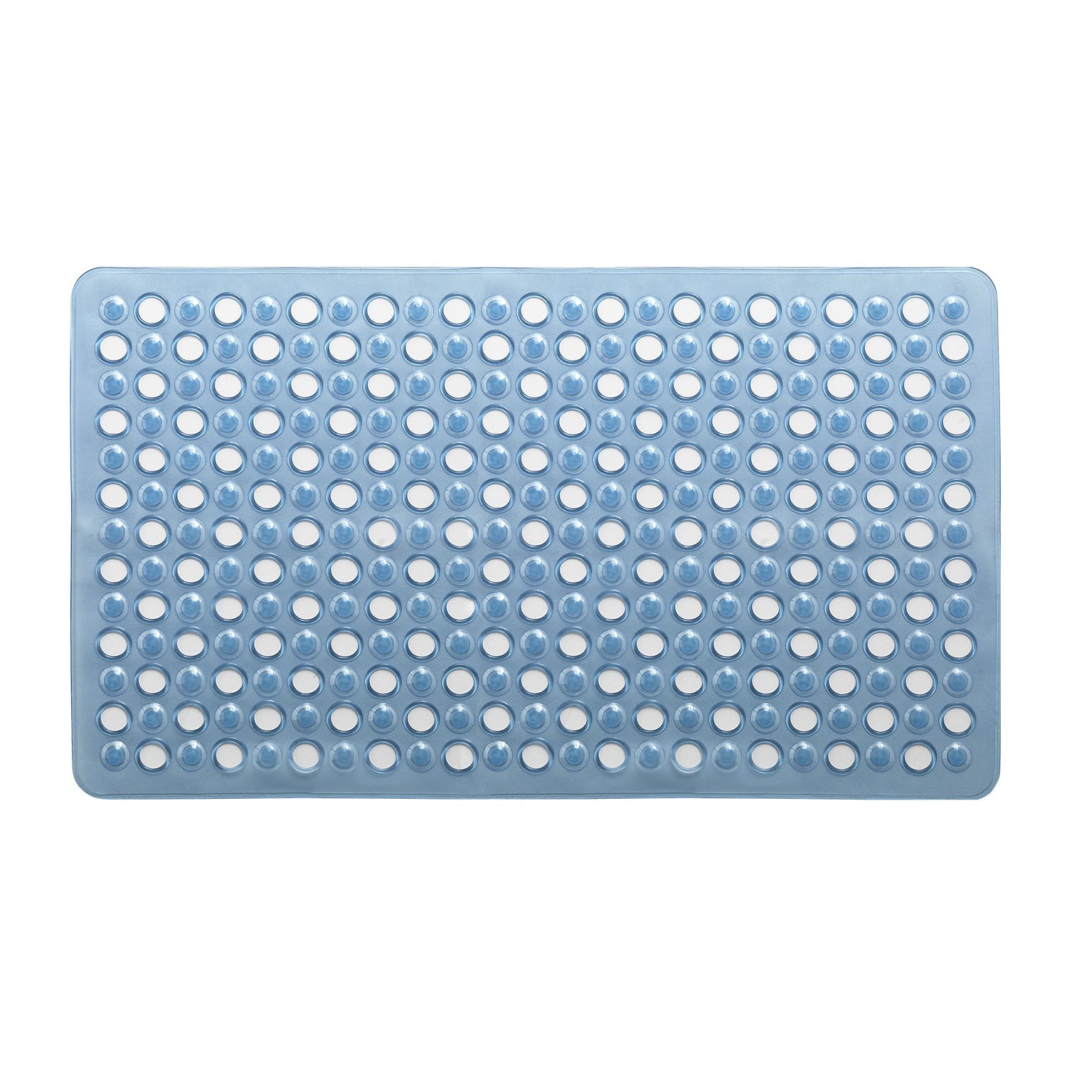 Tappeto antiscivolo vasca 38x60 modello Maim di Gedy - Trasparente azzurro by CeramicStore | Lo specialista del tuo bagno