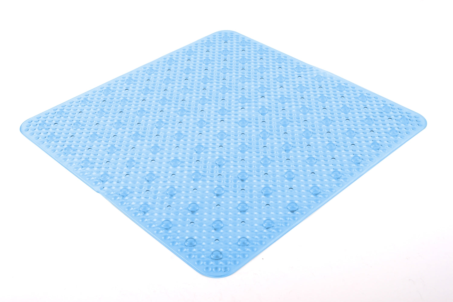 Tappeto antiscivolo doccia 53x53 modello Solid di Gedy - Trasparente azzurro by CeramicStore | Lo specialista del tuo bagno