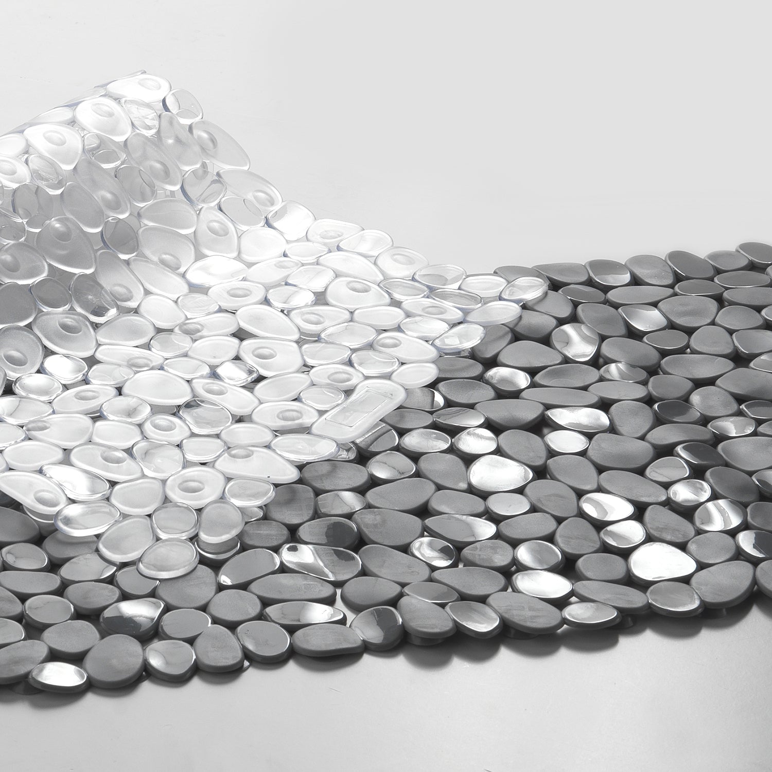  Tappeto antiscivolo doccia 54x54 modello River di Gedy - Grigio by CeramicStore | Lo specialista del tuo bagno