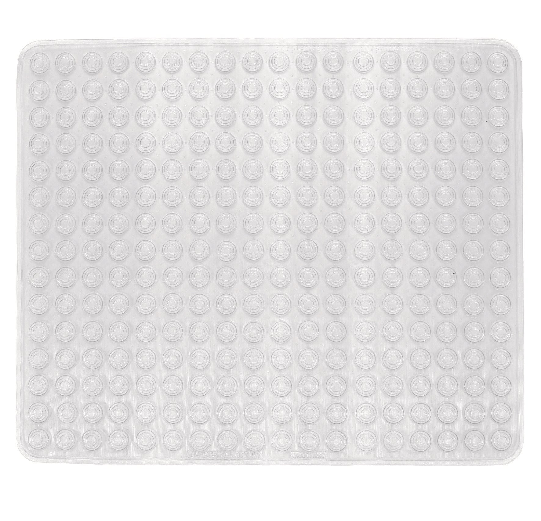 Tappeto antiscivolo doccia 80x60 cm in PVC plastificato di Gedy - Trasparente by CeramicStore | Lo specialista del tuo bagno