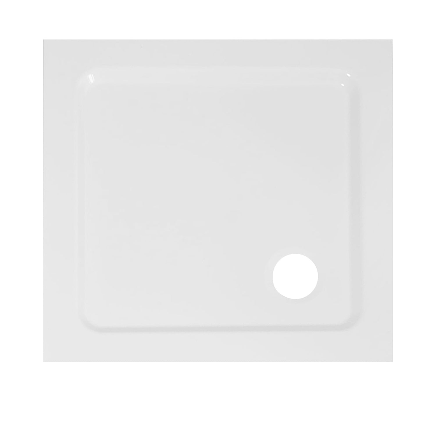 Piatto doccia quadrato cm 80x80 in tecnopolimero strutturale Mr Plate