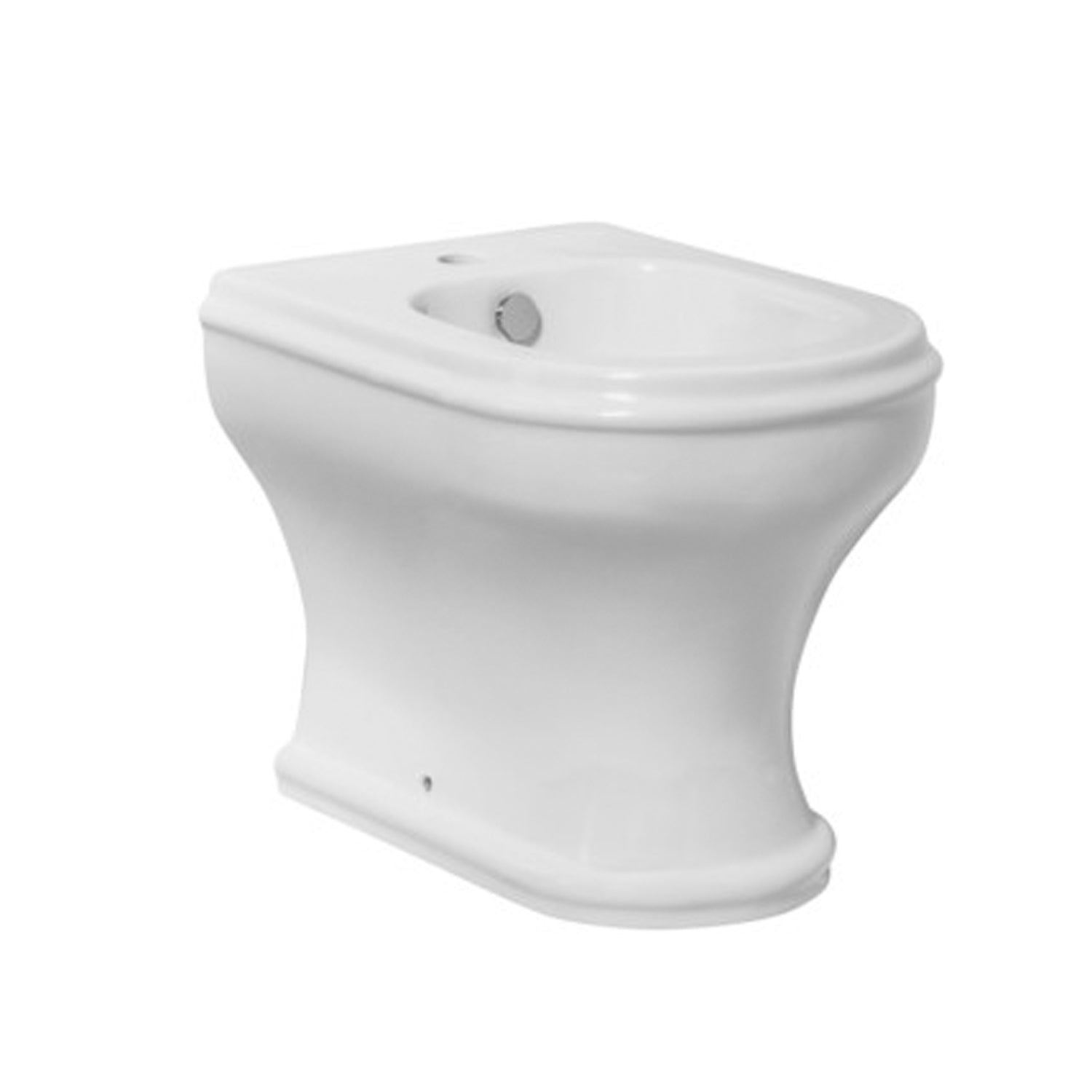 Bidet filo parete in ceramica bianca modello Charme By Azzurra cm 52