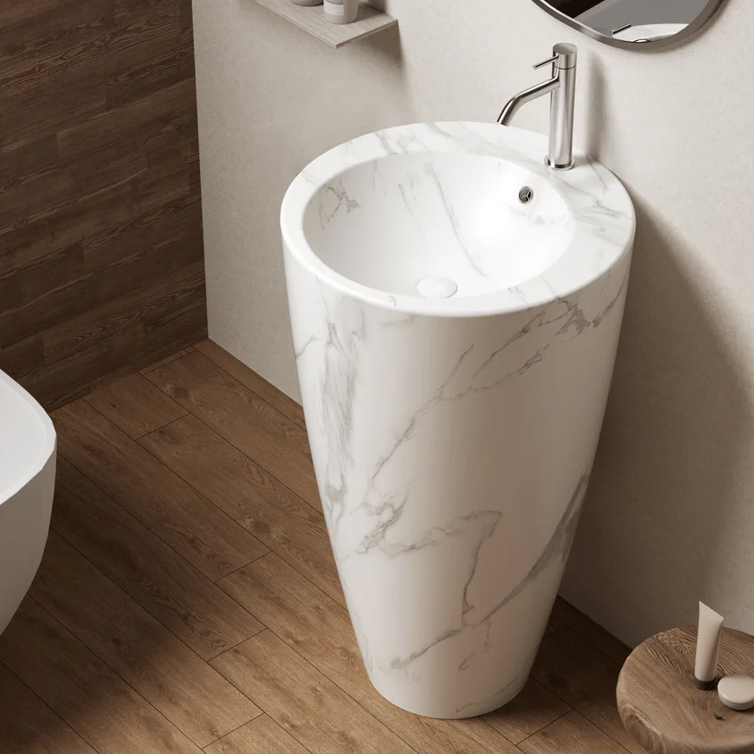 500024 -Lavabo freestanding in ceramica Bathcore 3