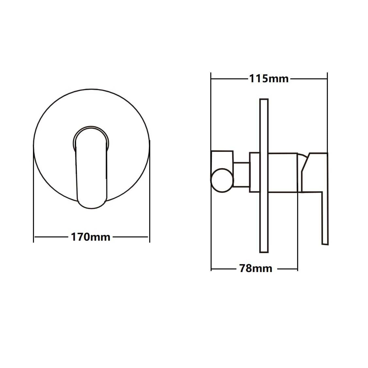  Set miscelatore lavabo