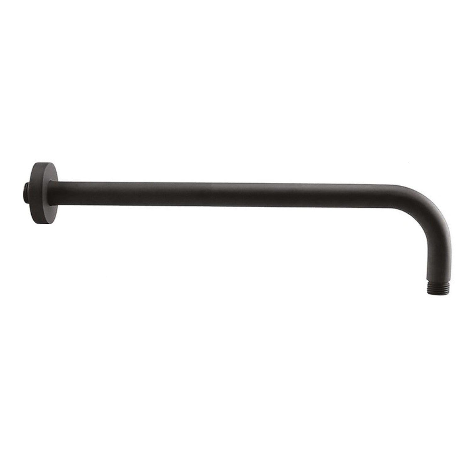 Braccio doccia rotondo diam. 24 modello Lusso L. 300 mm - Nero Opaco by CeramicStore | Lo specialista del tuo bagno