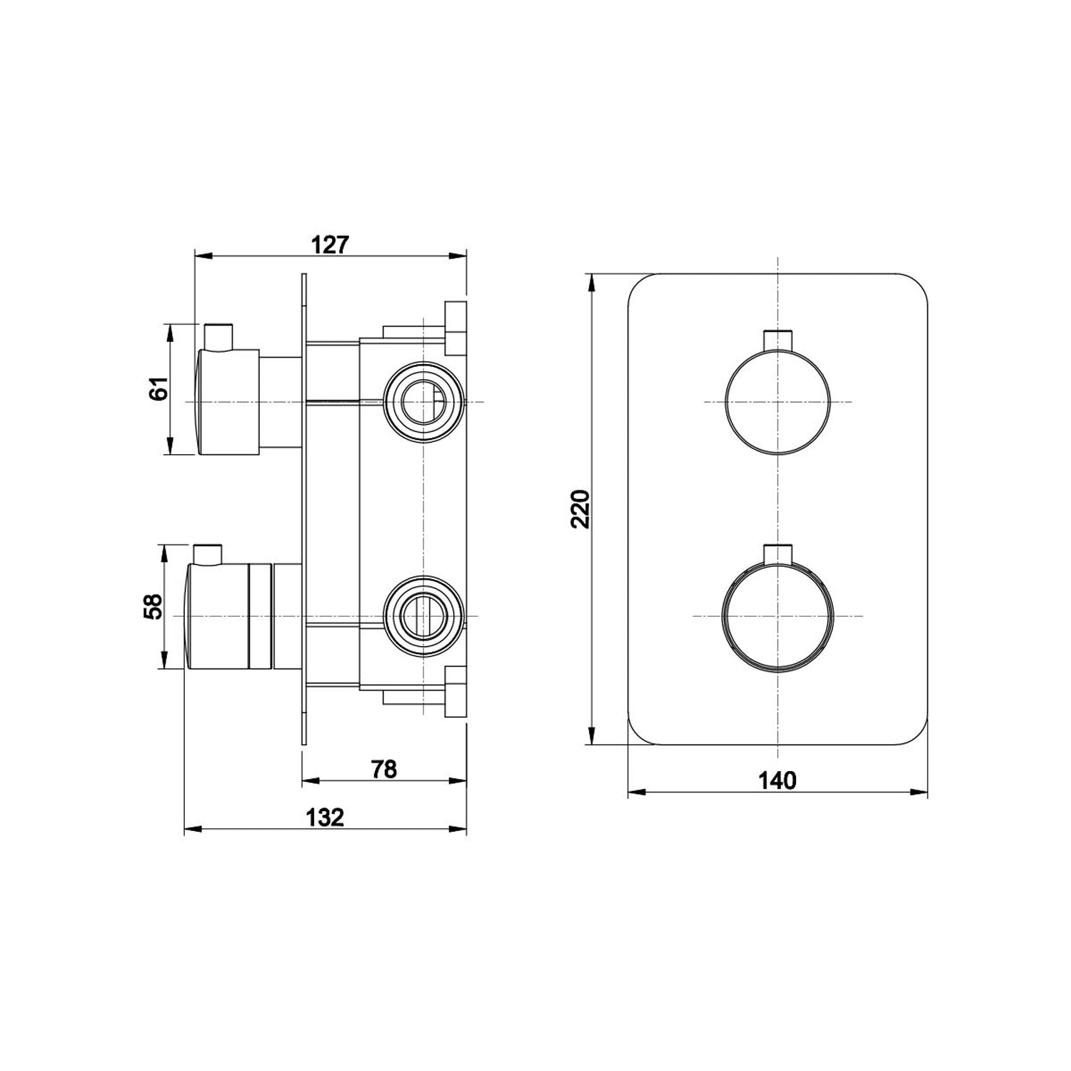  Termostatico doccia incasso 2 vie con easy box oro by CeramicStore | Lo specialista del tuo bagno