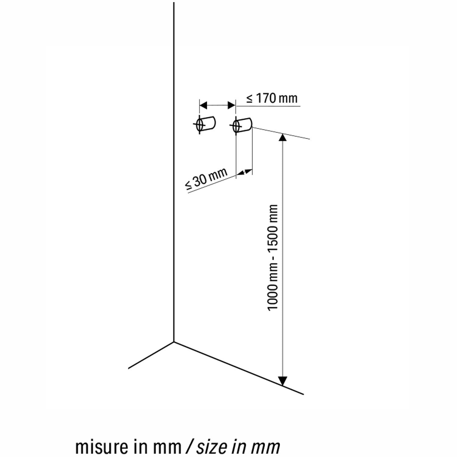 Pannello doccia idromassaggio Sassolungo in alluminio nero con cascata. Miscelatore incasso 4 vie 2