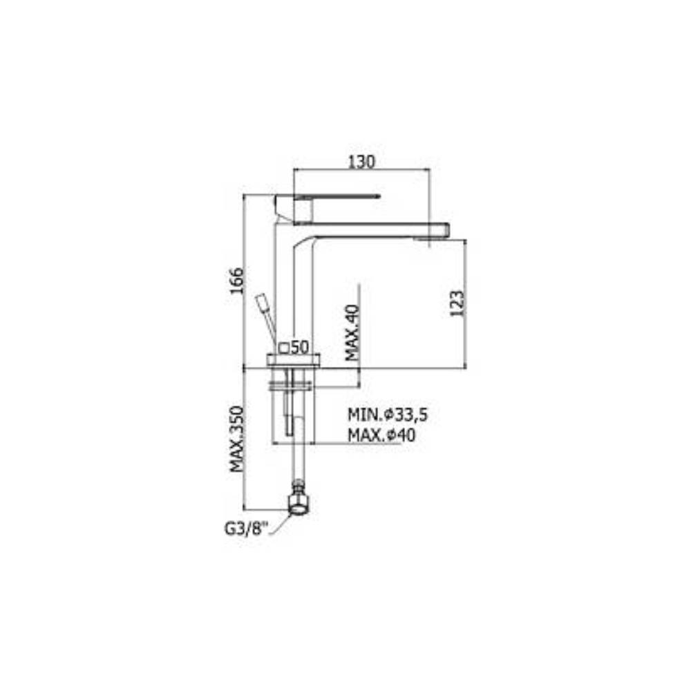 Miscelatore lavabo serie Tango modello TA071ST steel looking Paffoni by CeramicStore | Lo specialista del tuo bagno