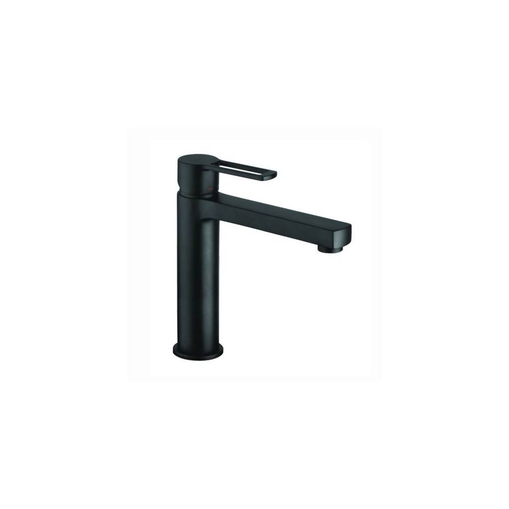 Miscelatore lavabo serie Ringo modello RIN074NO colore nero opaco senza scarico Paffoni by CeramicStore | Lo specialista del tuo bagno
